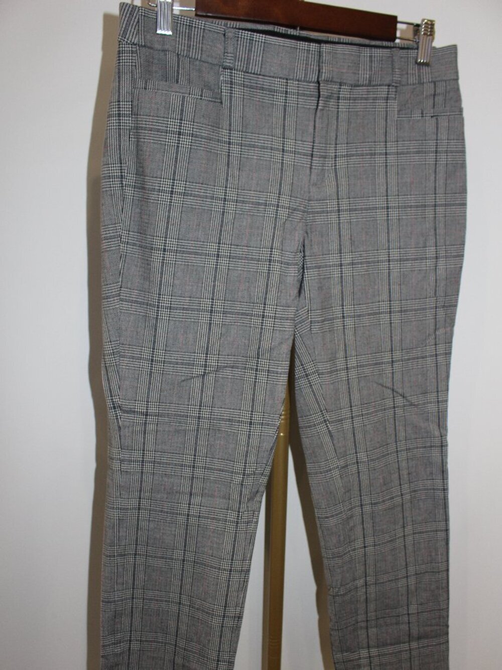 Women's Banana Republic Plaid Sloan Slim Ankle Pants Size 6